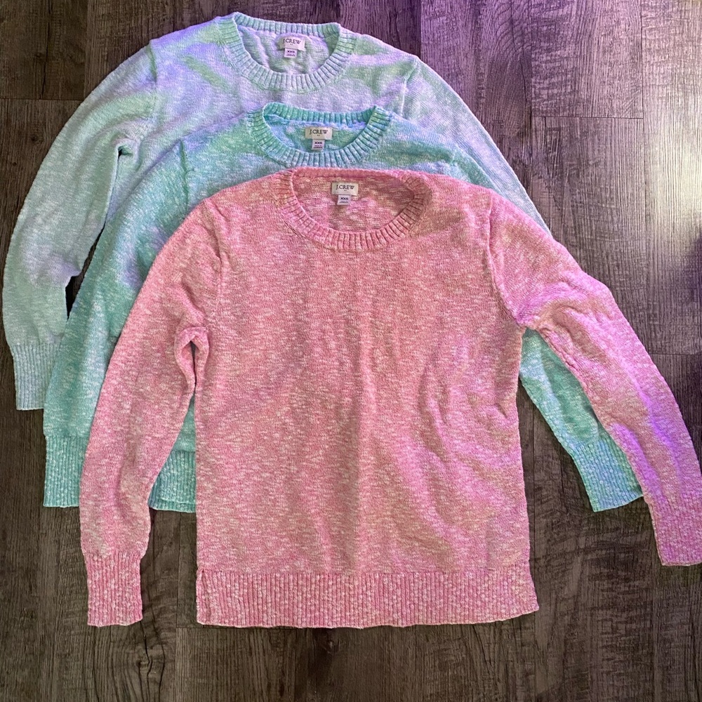J crew cotton sweaters XXS